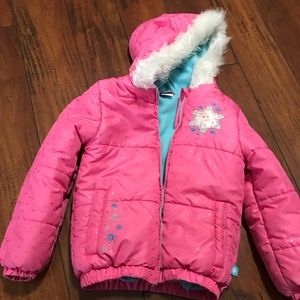Girls , Frozen coat.